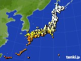 アメダス実況(気温)(2022年10月05日)