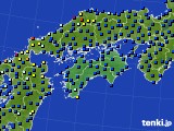 四国地方のアメダス実況(日照時間)(2022年10月07日)