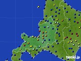 道央のアメダス実況(日照時間)(2022年10月07日)