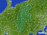 長野県のアメダス実況(気温)(2022年10月07日)