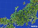 北陸地方のアメダス実況(日照時間)(2022年10月08日)