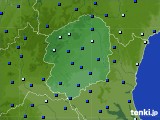栃木県のアメダス実況(日照時間)(2022年10月08日)