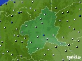 群馬県のアメダス実況(風向・風速)(2022年10月11日)