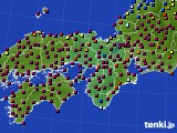 近畿地方のアメダス実況(日照時間)(2022年10月15日)