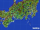 東海地方のアメダス実況(日照時間)(2022年10月16日)