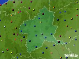 群馬県のアメダス実況(日照時間)(2022年10月16日)
