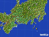 東海地方のアメダス実況(気温)(2022年10月16日)