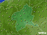 群馬県のアメダス実況(気温)(2022年10月17日)
