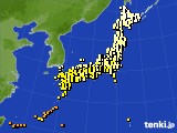 アメダス実況(気温)(2022年10月20日)