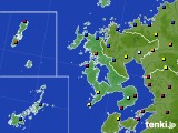 長崎県のアメダス実況(日照時間)(2022年10月22日)