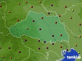 埼玉県のアメダス実況(日照時間)(2022年10月23日)