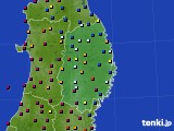 岩手県のアメダス実況(日照時間)(2022年10月26日)
