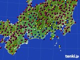 東海地方のアメダス実況(日照時間)(2022年10月28日)