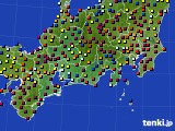 2022年10月30日の東海地方のアメダス(日照時間)