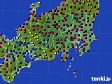 関東・甲信地方のアメダス実況(日照時間)(2022年10月31日)