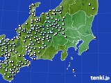 関東・甲信地方のアメダス実況(降水量)(2022年11月01日)