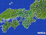 近畿地方のアメダス実況(降水量)(2022年11月01日)