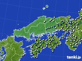 中国地方のアメダス実況(降水量)(2022年11月01日)