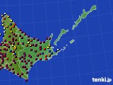 道東のアメダス実況(日照時間)(2022年11月02日)