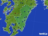 宮崎県のアメダス実況(日照時間)(2022年11月02日)