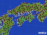 2022年11月03日の四国地方のアメダス(日照時間)