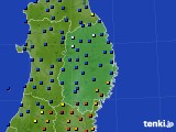 2022年11月03日の岩手県のアメダス(日照時間)