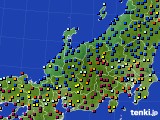 北陸地方のアメダス実況(日照時間)(2022年11月04日)
