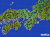 2022年11月04日の近畿地方のアメダス(日照時間)