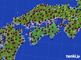 2022年11月04日の四国地方のアメダス(日照時間)