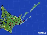 2022年11月04日の道東のアメダス(日照時間)