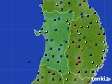 2022年11月04日の秋田県のアメダス(日照時間)