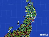 東北地方のアメダス実況(日照時間)(2022年11月05日)