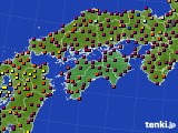 四国地方のアメダス実況(日照時間)(2022年11月06日)
