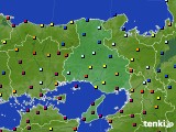 兵庫県のアメダス実況(日照時間)(2022年11月08日)