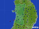 秋田県のアメダス実況(日照時間)(2022年11月08日)