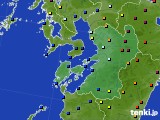 2022年11月10日の熊本県のアメダス(日照時間)