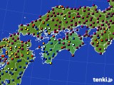 四国地方のアメダス実況(日照時間)(2022年11月12日)