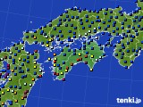 2022年11月13日の四国地方のアメダス(日照時間)