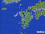 九州地方のアメダス実況(風向・風速)(2022年11月13日)