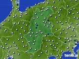 長野県のアメダス実況(風向・風速)(2022年11月13日)