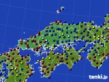 2022年11月14日の中国地方のアメダス(日照時間)