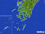 鹿児島県のアメダス実況(日照時間)(2022年11月14日)