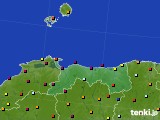 鳥取県のアメダス実況(日照時間)(2022年11月15日)