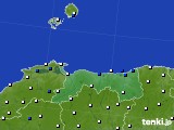 鳥取県のアメダス実況(風向・風速)(2022年11月15日)
