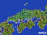 2022年11月16日の中国地方のアメダス(日照時間)