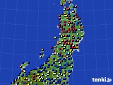 東北地方のアメダス実況(日照時間)(2022年11月17日)