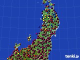 東北地方のアメダス実況(日照時間)(2022年11月19日)
