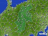 長野県のアメダス実況(風向・風速)(2022年11月19日)