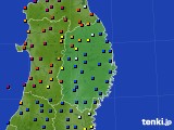 岩手県のアメダス実況(日照時間)(2022年11月20日)