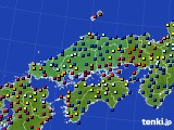 2022年11月26日の中国地方のアメダス(日照時間)